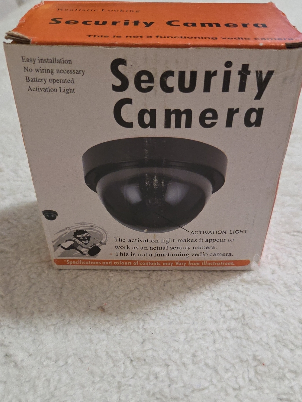 NIB FAKE SECURITY CAMERA